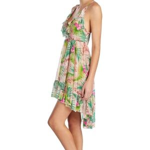 Betsy Johnson women multi floral mini slip chemise size medium